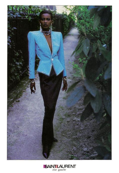 ysl 80's ad|Saint Laurent Ads: Rock the World with Edgy Fashion.